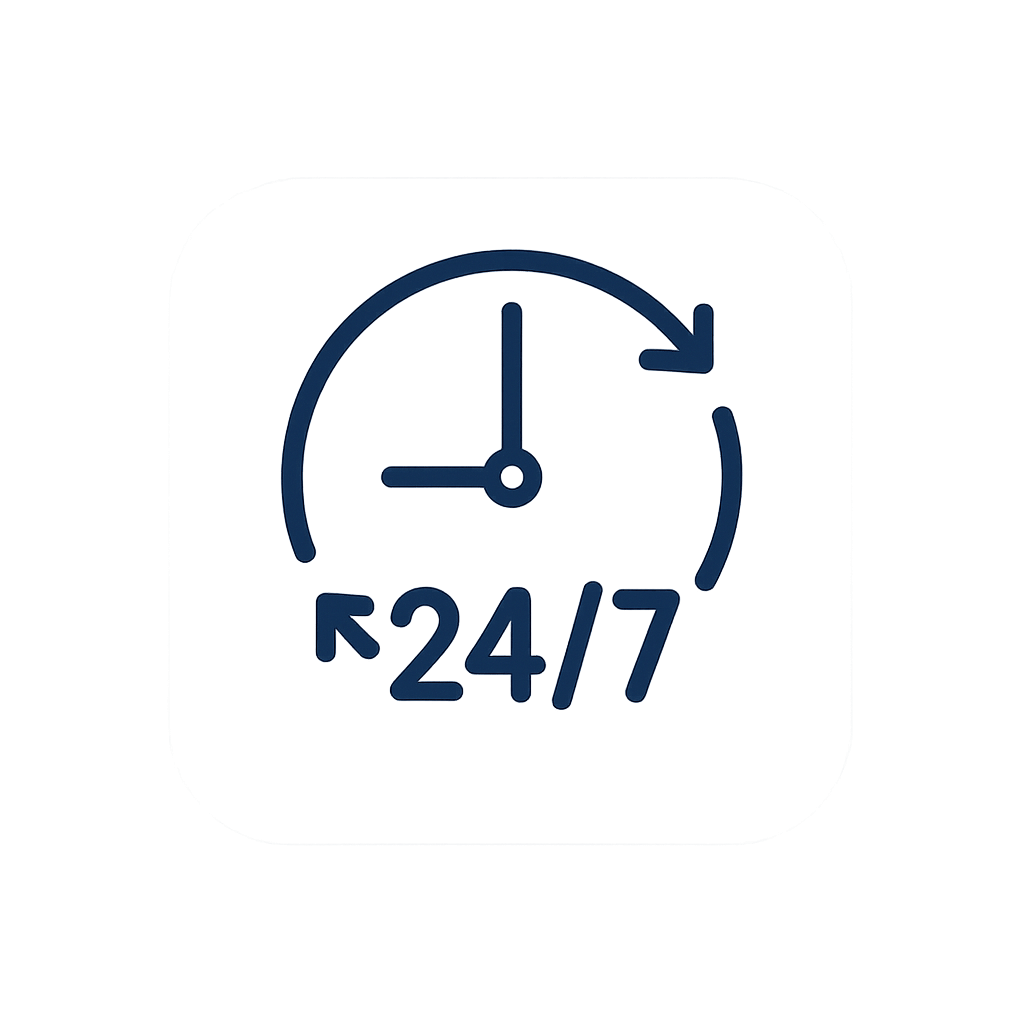 24/7 Availability